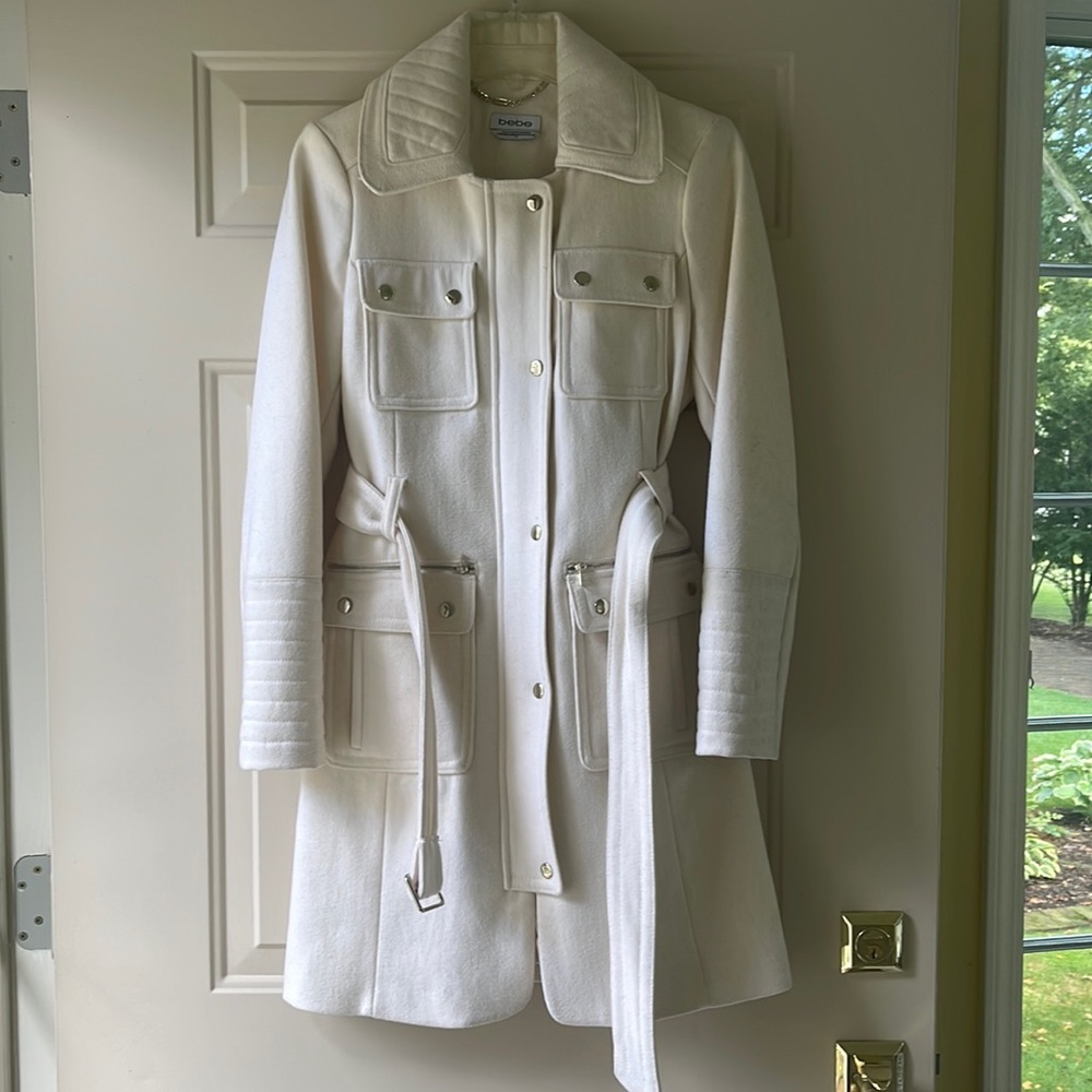 Bebe Wool Belted Jacket